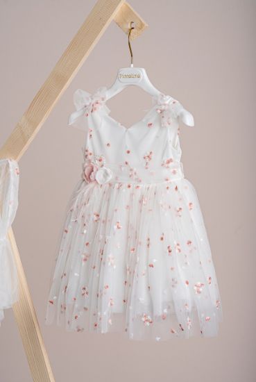 Εικόνα της Βαπτιστικό φόρεμα Piccolino Klara Ivory