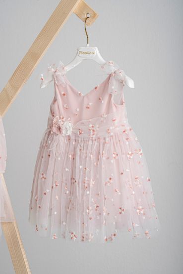 Εικόνα της Βαπτιστικό φόρεμα Piccolino Klara Puce