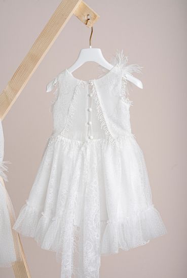 Εικόνα της Βαπτιστικό φόρεμα Piccolino Silvia Ivory