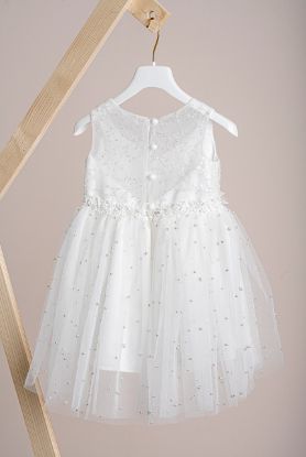 Εικόνα της Βαπτιστικό φόρεμα Piccolino Salina Ivory