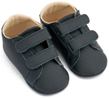 Εικόνα της Δερμάτινο Σνικερ με Χρατς MI1136 Μπλε