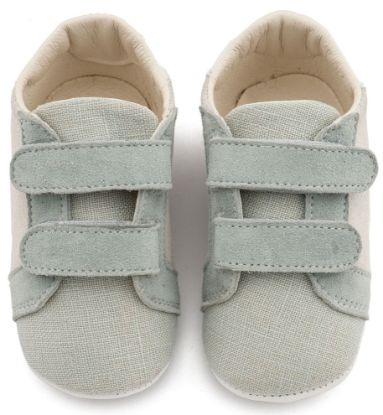 Εικόνα της Δερμάτινο Σνικερ με Χρατς MI1138 Λευκό Μίνεραλ 