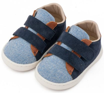 Εικόνα της Sneakers Διπλή Μπαρέτα Χρατς PRI2104  Μπλε Ταμπά