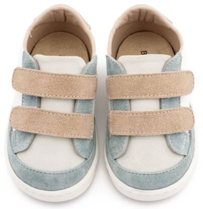 Εικόνα της Τρίχρωμο Sneakers Διπλή Μπαρέτα Χρατς PRI2125 Λευκό Μίνεραλ Μπεζ