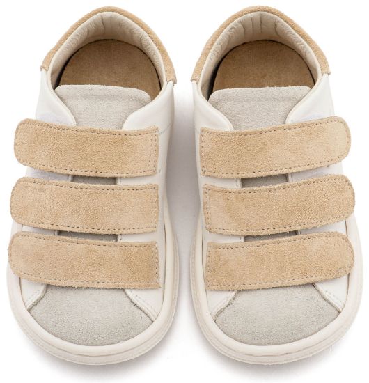 Εικόνα της Σνίκερ με Τριπλή Μπαρέτα Χρατς BS3096 Λευκό Μπεζ