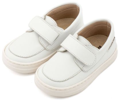 Εικόνα της Δερμάτινο Μοκασίνι BW 4310 Λευκό