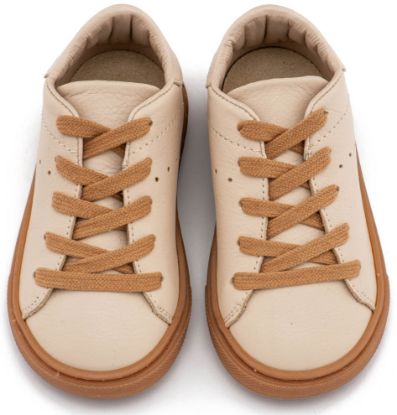 Εικόνα της Δετό Δερμάτινο Sneaker BW 4312 Μπεζ