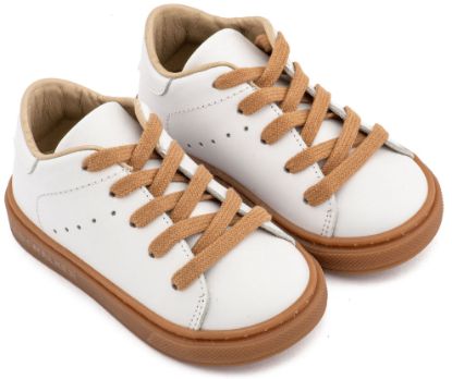 Εικόνα της Δετό Δερμάτινο Sneaker BW 4312 Λευκό