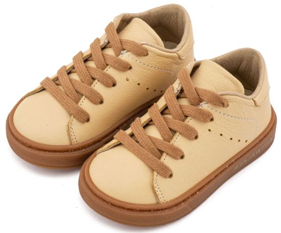 Εικόνα της Δετό Δερμάτινο Sneaker BW 4312 Καλαμποκί