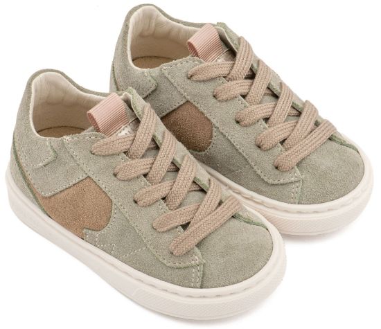 Εικόνα της Δίχρωμο Sneaker Δετό EXC8002 Μέντα Μπεζ