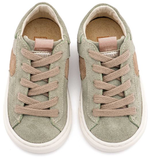 Εικόνα της Δίχρωμο Sneaker Δετό EXC8002 Μέντα Μπεζ