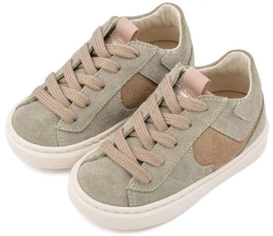 Εικόνα της Δίχρωμο Sneaker Δετό EXC8002 Μέντα Μπεζ