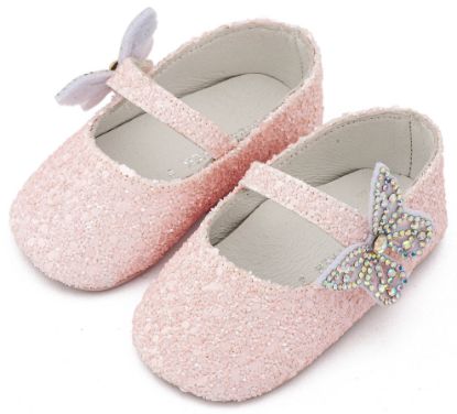 Εικόνα της Γοβάκι Μονή Μπαρέτα Χρατς με  Στρασένια Πεταλούδα MI1658 Ροζ