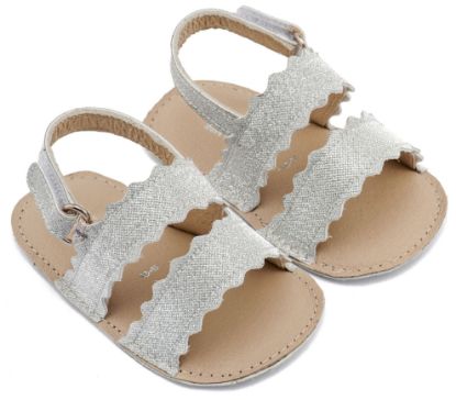 Εικόνα της Πέδιλο με Κουλεδάκι  MI1659 Ασημί