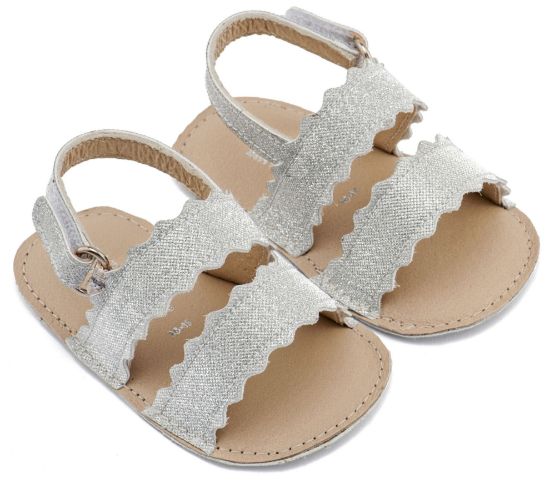 Εικόνα της Πέδιλο με Κουλεδάκι  MI1659 Ασημί