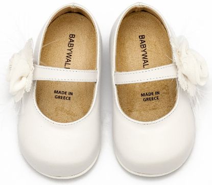 Εικόνα της Γοβάκι  Μονή Μπαρέτα με Λουλούδι  PRI2640 Λευκό