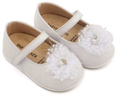 Εικόνα της Γοβάκι Μονή Μπαρέτα Χειροποίητο Διακοσμητικό απο Τούλι PRI2660 Λευκό