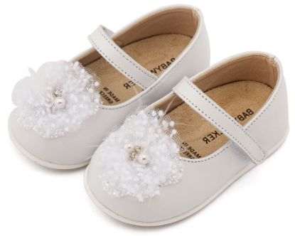 Εικόνα της Γοβάκι Μονή Μπαρέτα Χειροποίητο Διακοσμητικό απο Τούλι PRI2660 Λευκό