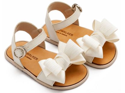 Εικόνα της Πέδιλο με Υφασμάτινο Φιόγκο BS3592 Εκρού