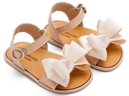 Εικόνα της Πέδιλο με Υφασμάτινο Φιόγκο BS3592 Nude