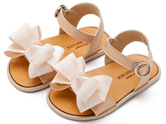 Εικόνα της Πέδιλο με Υφασμάτινο Φιόγκο BS3592 Nude