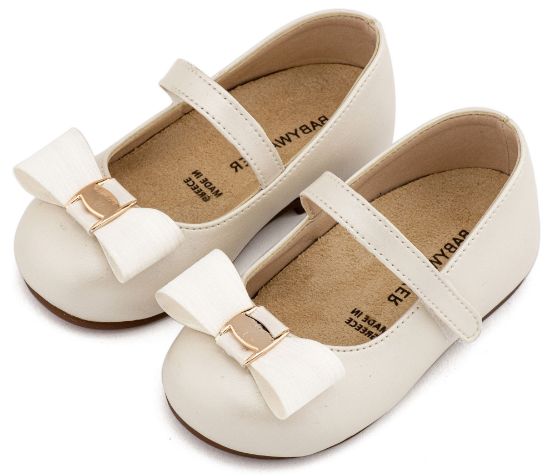 Εικόνα της Γοβάκι Μονή Μπαρέτα με Φιόγκο και Αγκράφα BS3600 Εκρού