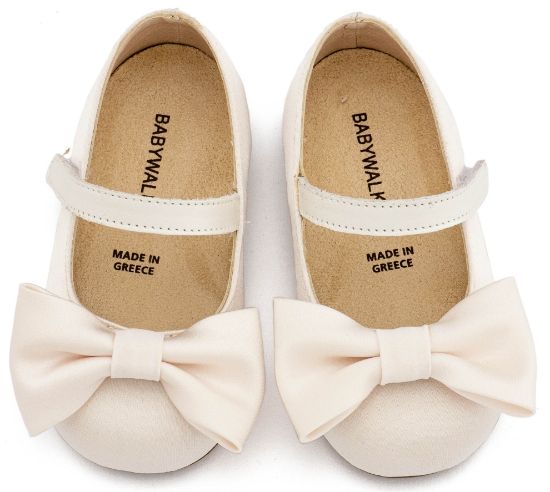 Εικόνα της Γοβάκι Μονή Μπαρέτα με Σατέν Φιόγκο  BW4870 Εκρού