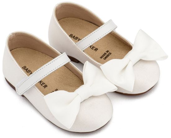 Εικόνα της Γοβάκι Μονή Μπαρέτα με Σατέν Φιόγκο  BW4870 Λευκό