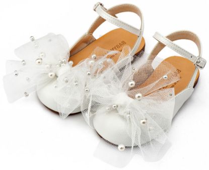 Εικόνα της Γαλλικό Σαμπό με Φιόγκο και Πέρλες BW4882  Εκρού