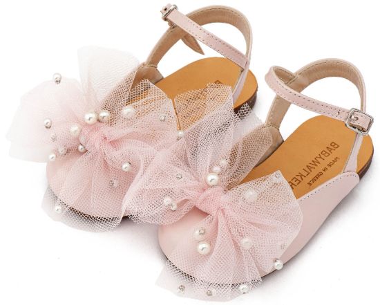 Εικόνα της Γαλλικό Σαμπό με Φιόγκο και Πέρλες BW4882  Ροζ