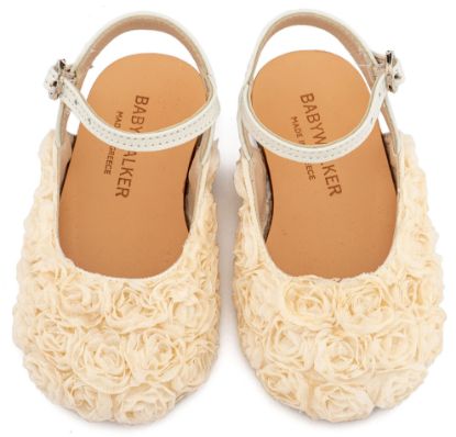 Εικόνα της Γαλλικό Σαμπό με Chiffon Λουλούδια BW4884 Εκρού