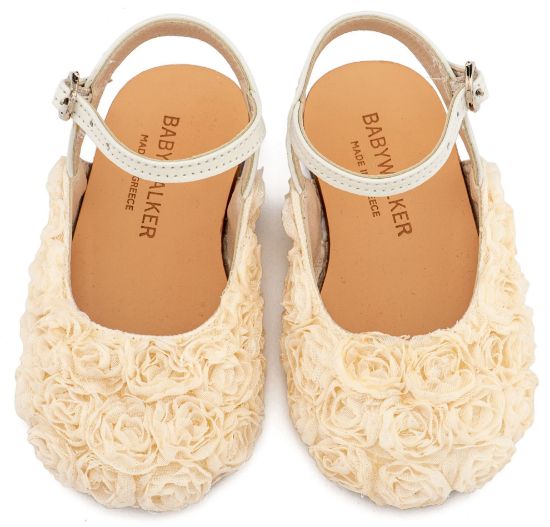 Εικόνα της Γαλλικό Σαμπό με Chiffon Λουλούδια BW4884 Εκρού