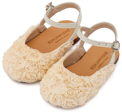 Εικόνα της Γαλλικό Σαμπό με Chiffon Λουλούδια BW4884 Εκρού