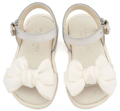 Εικόνα της Πέδιλο με Διακοσμητικό Οργάντζας BW4892 Λευκό