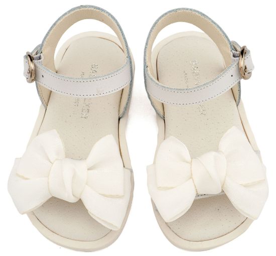 Εικόνα της Πέδιλο με Διακοσμητικό Οργάντζας BW4892 Λευκό