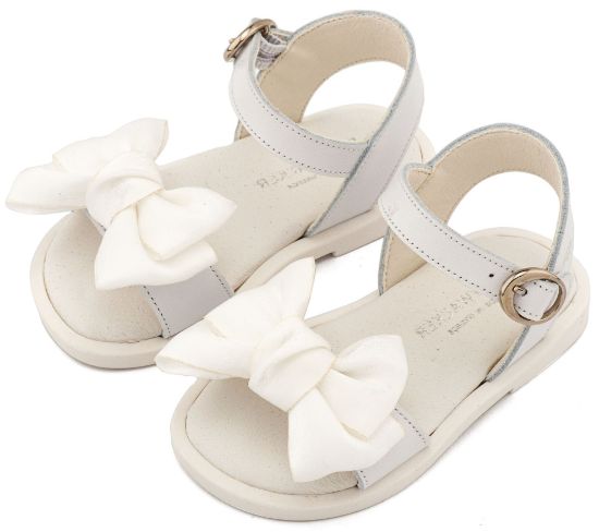 Εικόνα της Πέδιλο με Διακοσμητικό Οργάντζας BW4892 Λευκό