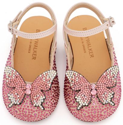 Εικόνα της Σαμπό Διακοσμημένο Ολόγυρα με Στρας και Πεταλούδα EXC5857 Ροζ