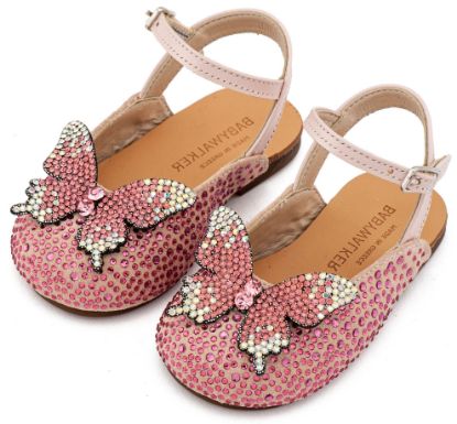 Εικόνα της Σαμπό Διακοσμημένο Ολόγυρα με Στρας και Πεταλούδα EXC5857 Ροζ