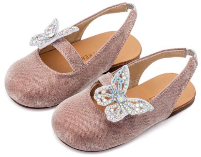 Εικόνα της Γαλλικό Σαμπό Διακοσμημένο με Στρασένια Πεταλούδα στο Πλάι EXC5881 Ροζ