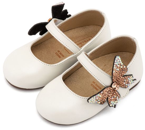 Εικόνα της Γοβάκι με Στρασένια Πεταλούδα στο Πλάι EXC5894 Εκρού