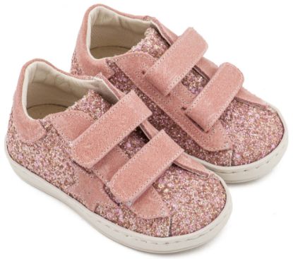 Εικόνα της Sneaker Διπλό Χρατς με Αστέρι στο Πλάι EXC5904 Ροζ Αντικέ