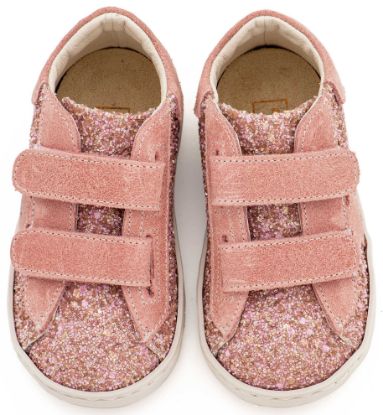 Εικόνα της Sneaker Διπλό Χρατς με Αστέρι στο Πλάι EXC5904 Ροζ Αντικέ