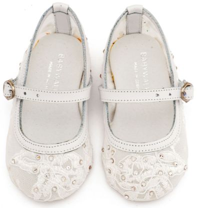 Εικόνα της Γοβάκι απο Ύφασμα Φιλντιρέ Δαντέλα LU6128 Λευκό