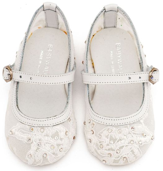 Εικόνα της Γοβάκι απο Ύφασμα Φιλντιρέ Δαντέλα LU6128 Λευκό