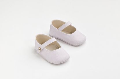 Εικόνα της K605A - Μπαλαρίνα αγκαλιάς σε λιλά γκλιτερ με διακοσμητικό στρας στην μπαρέτα