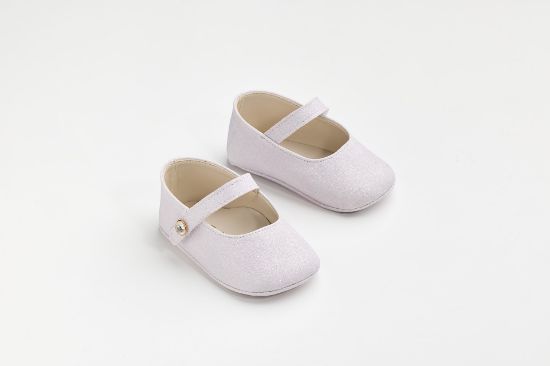 Εικόνα της K605A - Μπαλαρίνα αγκαλιάς σε λιλά γκλιτερ με διακοσμητικό στρας στην μπαρέτα