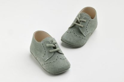 Εικόνα της EV205B - παπουτσάκι αγκαλιάς σε μέντα καστόρ δέρμα