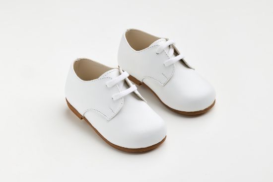 Εικόνα της A622A - παπουτσάκι περπατήματος σε λευκό λείο δέρμα